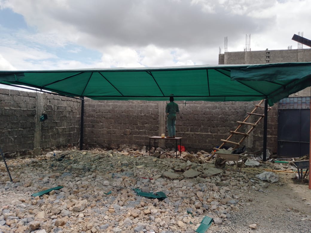Privacy windbreaker project installation Nairobi Kenya